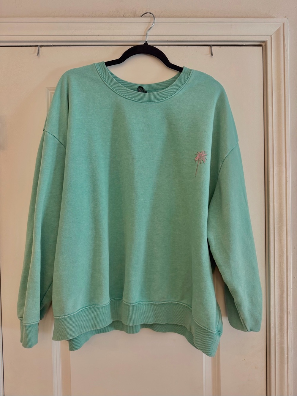 Mint Green Women's Crewneck Sweater